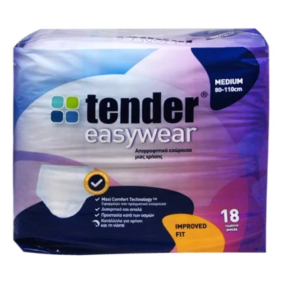 TENDER adult diaper easywear medium (18pcs)
