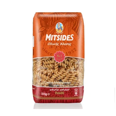 MITSIDES whole wheat fusilli 500g