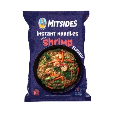 noodles MITSIDES instant shrimp flavour 70g