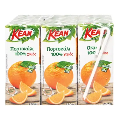 KEAN juice ORANGE 9x250ml