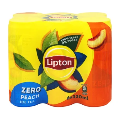 LIPTON ice tea 6x330ml - PEACH zero sugar