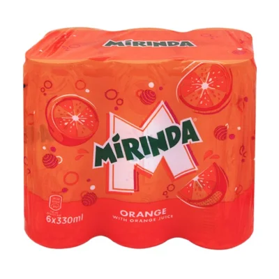 can MIRINDA orangeade 6x330ml