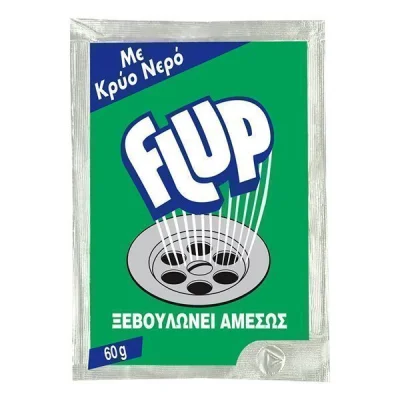 FLUP DRAIN CLEANER COLD WATER 60gr.