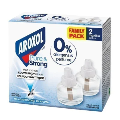 AROXOL PUR & STRONG LIQUID REFILL 2x25ml.