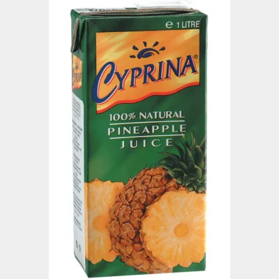 Cyprina Pineapple Juice 1Ltr