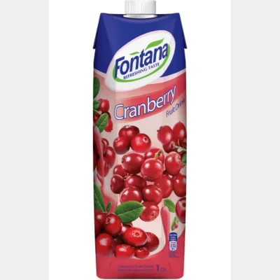Cyprina Cranberry Juice 1Ltr
