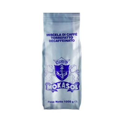 MOKASOL Decafeinato coffee beans 1000g