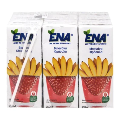 ENA juice BANANA & STRAWBERRY 9x250ml