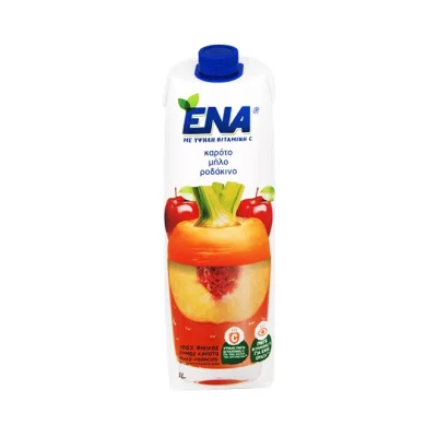 ENA juice CARROT/APPLE/PEACH 1L