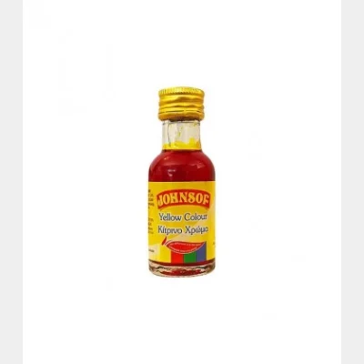 JOHNSOF ΧΡΩΜΑ ΖΑΧΑΡΟΠΛΑΣΤΙΚΗΣ ΚΙΤΡΙΝΟ 28ml