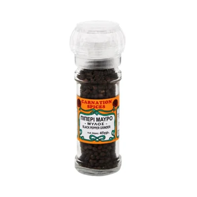 CARNATION SPICES grinder black pepper 45g