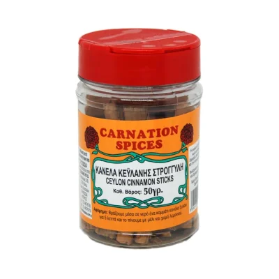 CARNATION SPICES ceylon cinamon sticks 50g