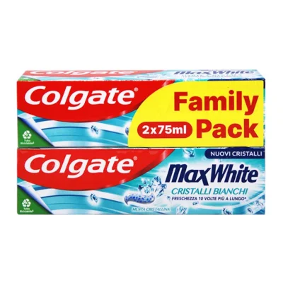 toothpaste COLGATE 2x75ml - Max White White Crystals