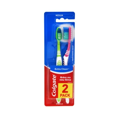 toothbrush COLGATE Extra Clean medium (Duo Pack)