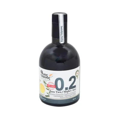 Olive oil SAINT GEORGE Zero Two Platinum Extra Virgin 500ml (glass bottle)