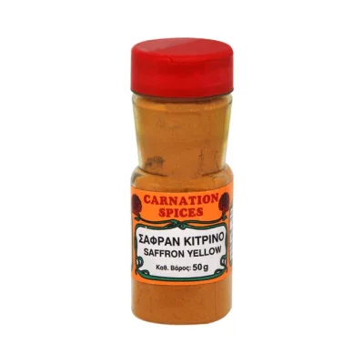 CARNATION SPICES jar saffron yellow 50g