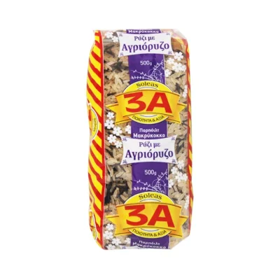 3A parboiled and wild rice 500g