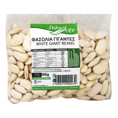 NATURAL LIFE white giant beans 500g