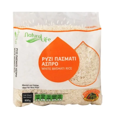 NATURAL LIFE basmati rice white 800g
