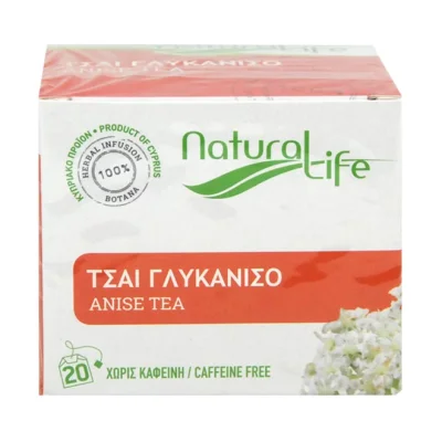 tea NATURAL LIFE (20pcs) 26g - Anise (100% natural herbs caffeine free)