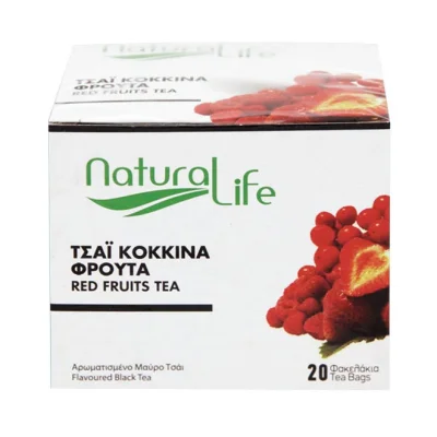 tea NATURAL LIFE Flavoured Black Tea (20pcs) 26g - Red Fruit
