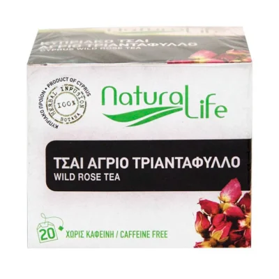 tea NATURAL LIFE (20pcs) 26g - Wild Rose (100% natural herbs caffeine free)