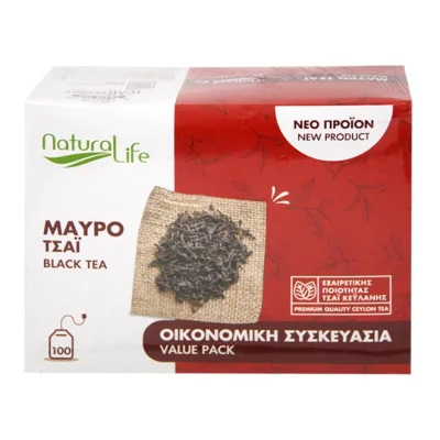 tea NATURAL LIFE Value Pack (100pcs) 130g - Black