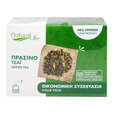 tea NATURAL LIFE Value Pack (100pcs) 130g - Green