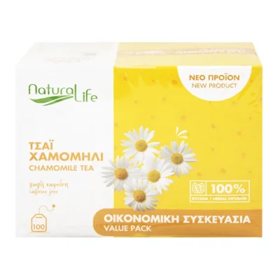 tea NATURAL LIFE Value Pack (100pcs) 100g - Chamomile