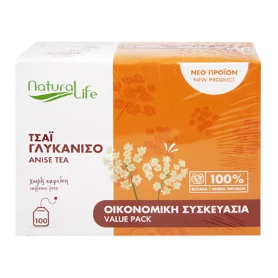 tea NATURAL LIFE Value Pack (100pcs) 130g - Anice