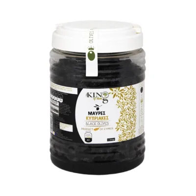 KING OF OLIVES black olives 1.300g