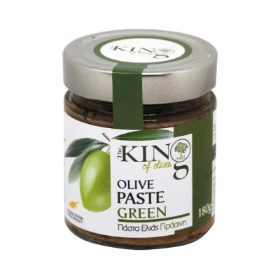 KING OF OLIVES paste olive green 180g