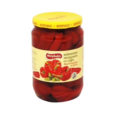MORPHAKIS pickled red pimentos 700g