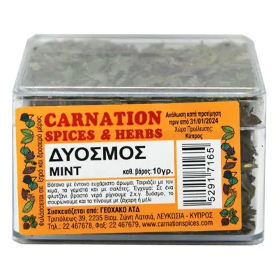 CARNATION SPICES box mint 10g