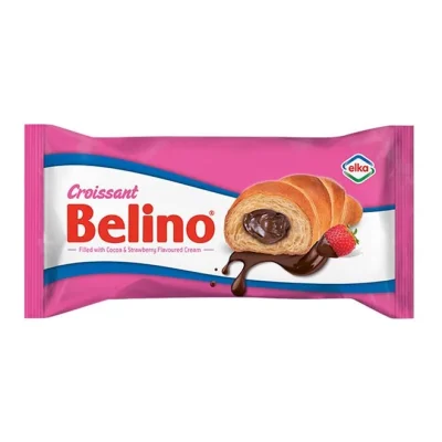 Belino Croissant Strawberry And Cocoa Cream 80g