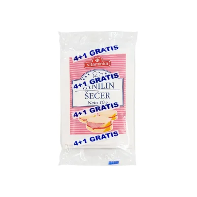 Sheqer vanille 50gr Vitaminka 4+1 Gratis