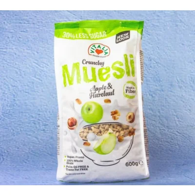 Crunchy Muesli With Apple & Hazelnut