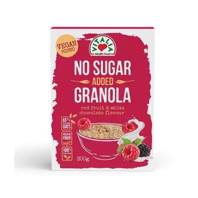 Muesli çokollatë bardhë&fruta Vitalia 300gr