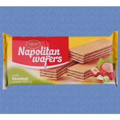 Napolitan Wafer 160g Hazelnut