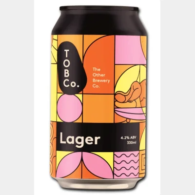 TOBCo - Lager, Light Lager 4.2% 33cl x 1 Can