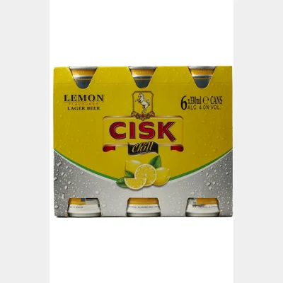 Cisk Chill Lemon 33cl x 6 pack