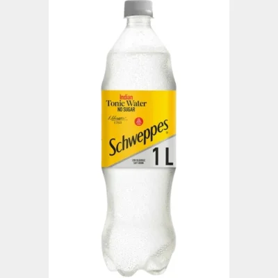 Schweppes - Sugar Free Slim Tonic Water 1Ltr x 1 Bottle
