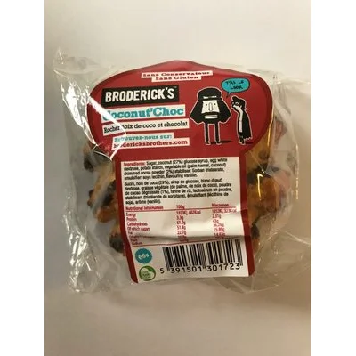BRODERICK'S Coconut/Choc Macaroon 65 g