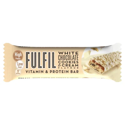 Fulfil Vitamin & Protein Bar White Chocolate Cookies & Cream 40g