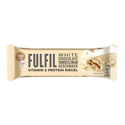 FULFIL bar Protein & Vitamin 55g - White Chocolate Cookies & Cream