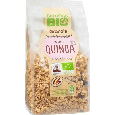CARREFOUR Organic Granola with Quinoa 375 g