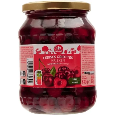 CARREFOUR CLASSIC Pitted Cherries in Syrup 350 g