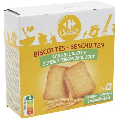 CARREFOUR CLASSIC No Added Salt Rusks 300 g