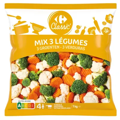 CARREFOUR CLASSIC Vegetable Mix 1 kg