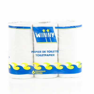 WINNY Toilet Paper 6 Rolls 180 Sheets